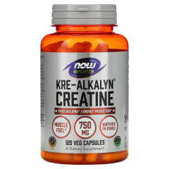 Креалкалин креатин NOW Foods (Kre-Alkalyn Creatine) 120 капсул