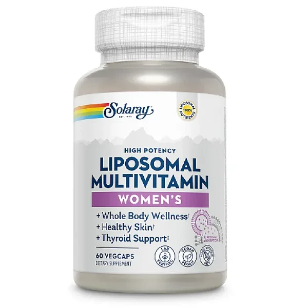Ліпосомальні мультивітаміни для жінок Solaray (Women's Liposomal Multivitamin) 60 капсул