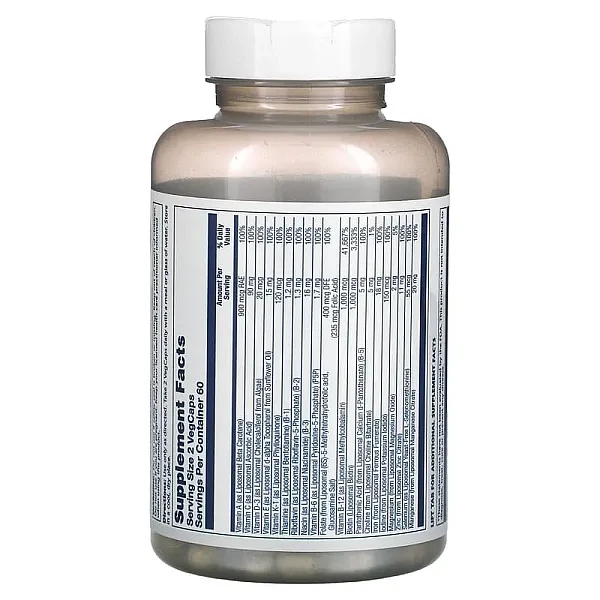 Ліпосомальні мультивітаміни для жінок Solaray (Women's Liposomal Multivitamin) 60 капсул