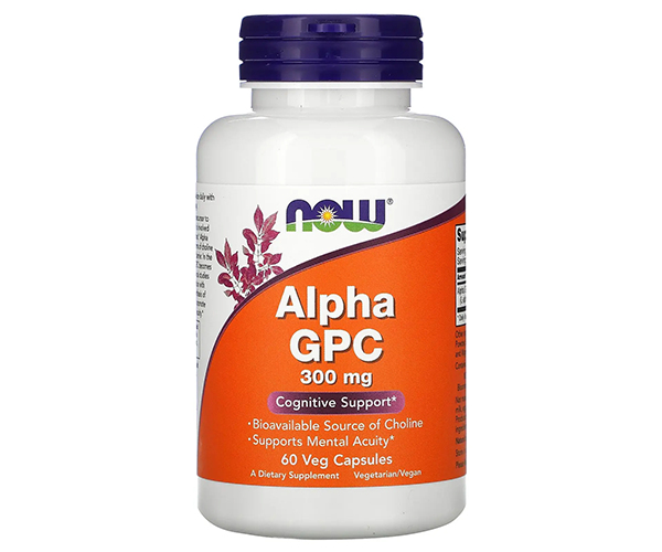 Альфа GPC NOW Foods  (Alpha-GPC) 300 мг 60 капсул