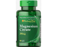Магній цитрат Puritan's Pride (Magnesium Citrate) 200 мг 90 капсул