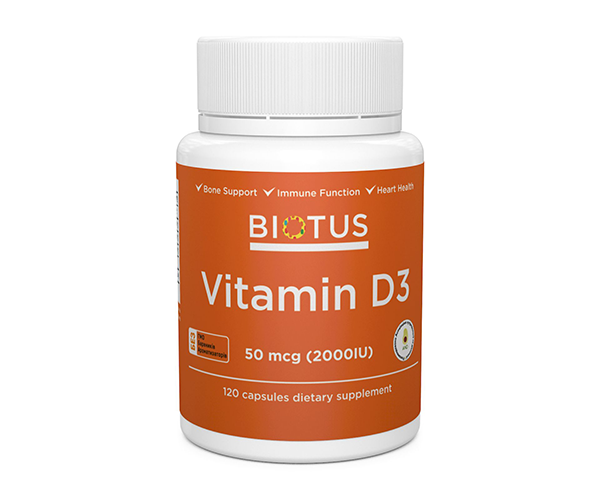 Витамин Д3 Biotus (Vitamin D3) 2000 МЕ 