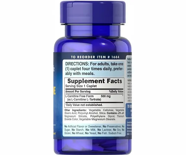 Л-карнітин Puritan's Pride  L-Carnitine 500 мг 