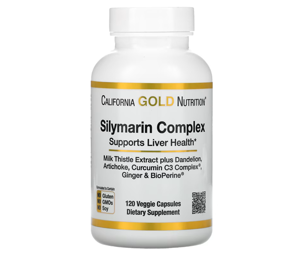 Силимариновый комплекс California Gold Nutrition (Silymarin Complex) 