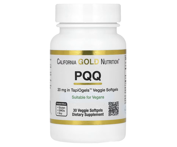 Пірролохінолінхінон California Gold Nutrition (PQQ) 20 мг