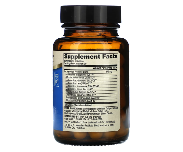 Пробиотики Dr. Mercola (Complete Probiotics) 70 млрд КОЕ 