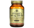 Вітамін E натуральний d-alpha токоферол Solgar (Vitamin E) 400 MО 100 капсул