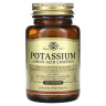 Комплекс амінокислот калію Solgar  (Potassium Amino Acid Complex) 99 мг 100 таблеток