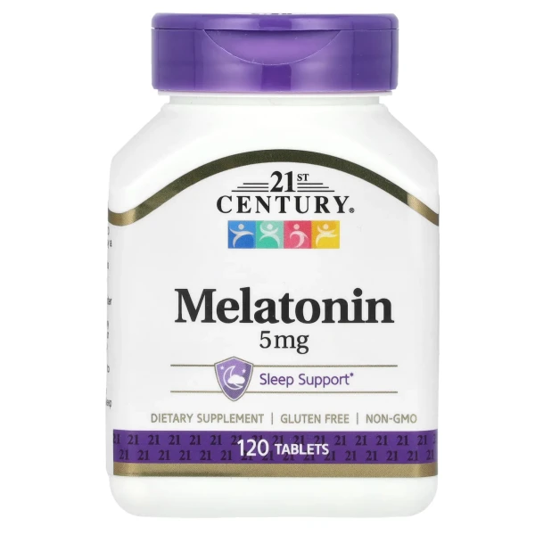 Мелатонін 21st Century  (Melatonin) 5 мг 120 таблеток