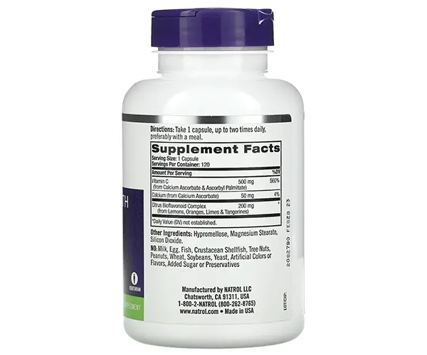 Витамин C для иммунитета Natrol (Easy-C) 500 мг 