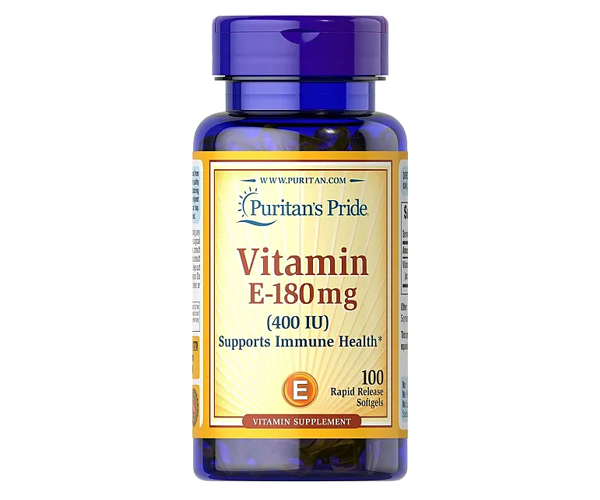 Вітамін Е у формі d-альфа токоферолу ацетату Puritan's Pride (Vitamin E) 400 МО 