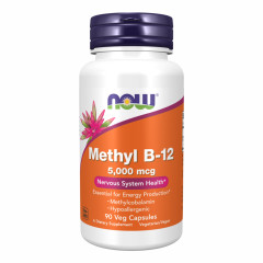 Вітамін В12 Now Foods (Methyl B-12) 5000 мкг 90 капсул