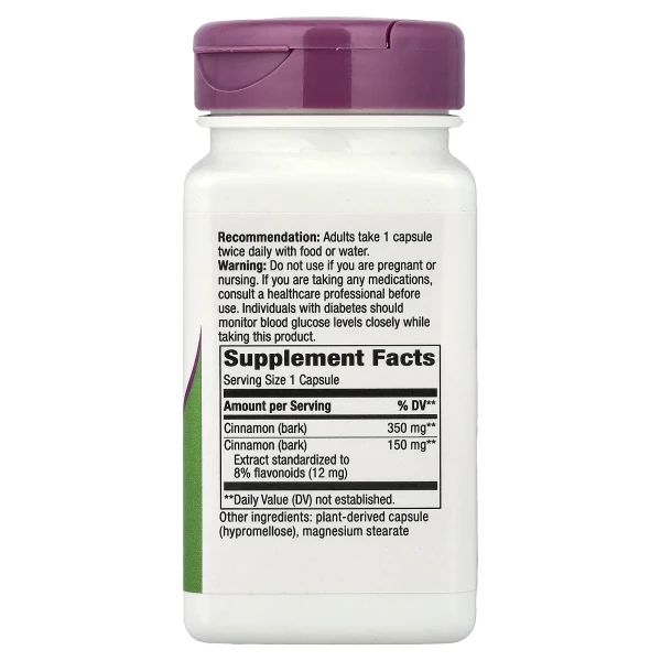 Кориця Nature's Way  (Cinnamon) 60 капсул