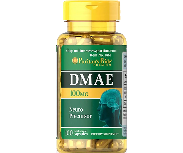 Диметиламіноетанол Puritan's Pride DMAE 100 мг 100 капсул