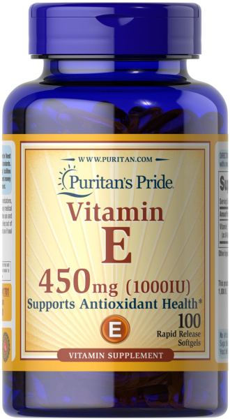 Витамин Е Puritan's Pride (Vitamin E) 1000 МЕ 