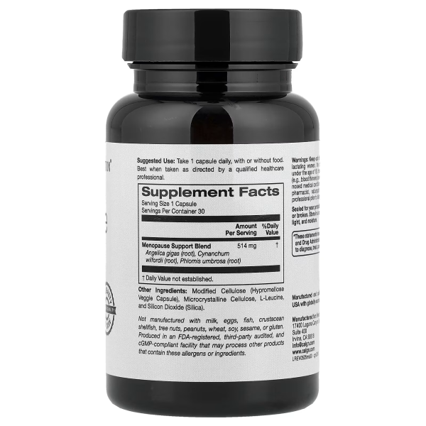 Добавка для поддержки в период менопаузы California Gold Nutrition (Menopause support) 