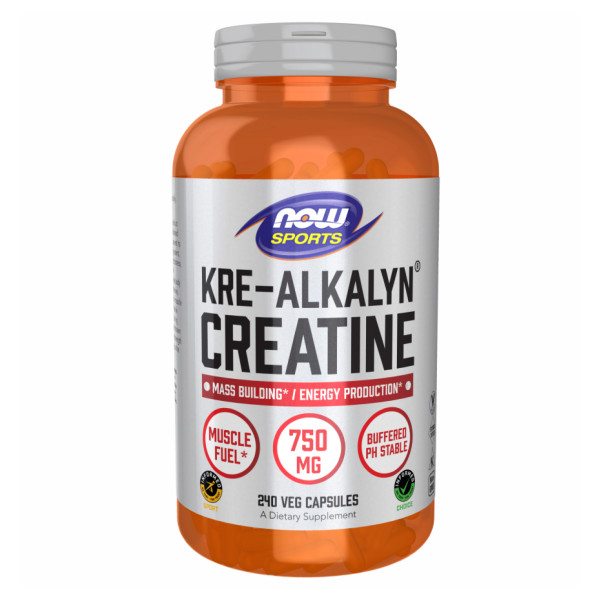 Креалкалін креатин NOW Foods (Kre-Alkalyn Creatine) 240 капсул