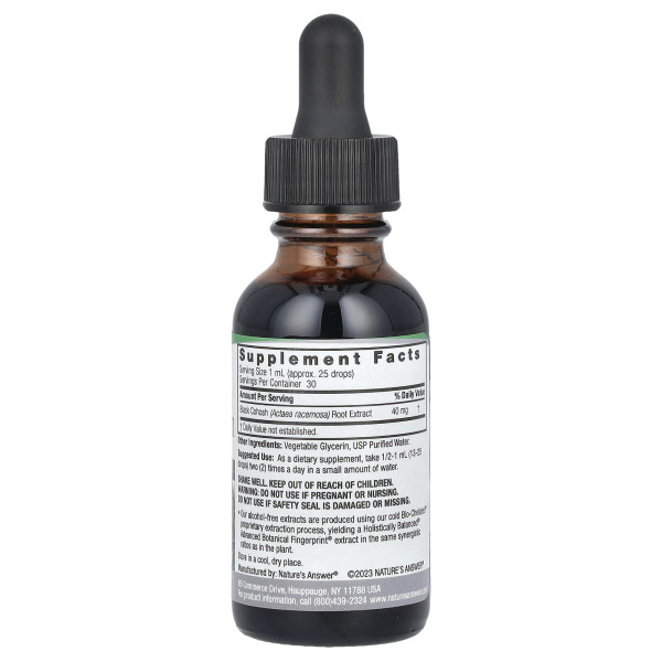 Клопогон кистевидный Natures Answer (Black Cohosh) 30 мл