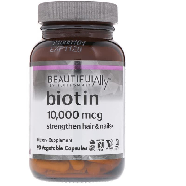 Биотин Bluebonnet Nutrition (Biotin) 10000 мкг 90 капсул