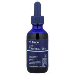 Вітамін С+іонний цинк Trace Minerals Research  (Vitamin C+Ionic Zinc) 59 мл