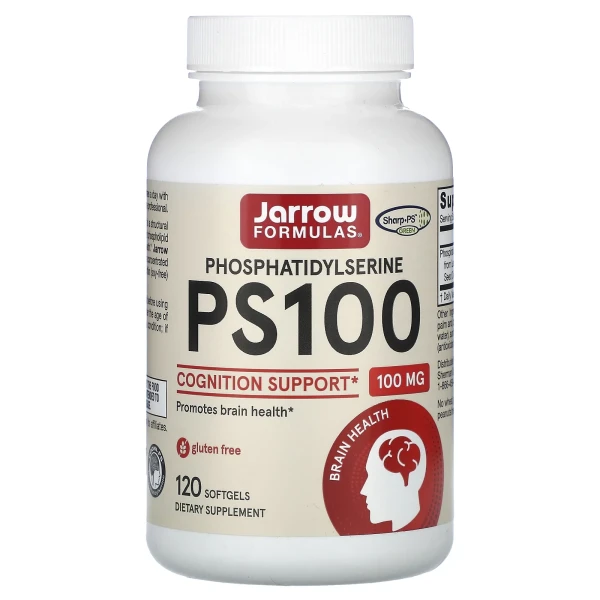 Фосфатидилсерін Jarrow Formulas  (Phosphatidylserine) 100 мг 120 капсул