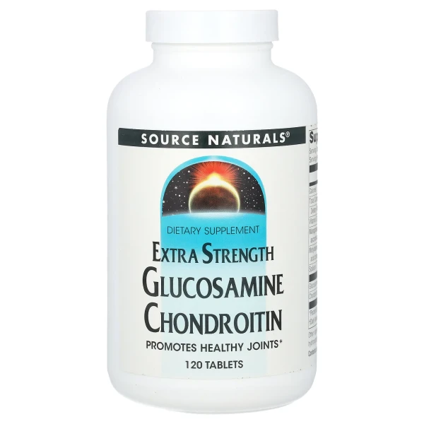 Глюкозамін Хондроїтин Source Naturals (Glucosamine Chondroitin Extra Strength) 120 таблеток