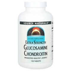 Глюкозамін Хондроїтин Source Naturals (Glucosamine Chondroitin Extra Strength) 120 таблеток