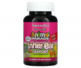 Жувальні вітаміни для дітей з вишневим смаком Natures Plus  Inner Ear Support Animal Parade 90 жув. таблеток
