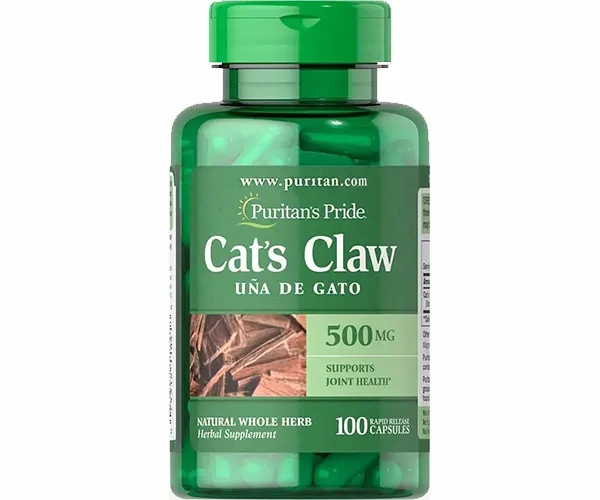 Котячий кіготь Puritan's Pride (Cat's Claw) 500 мг 100 капсул