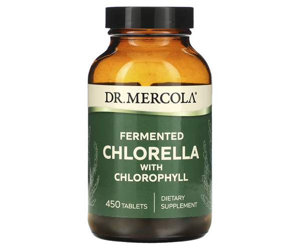 Ферментована хлорела Dr. Mercola  (Chlorella) 450 таблеток