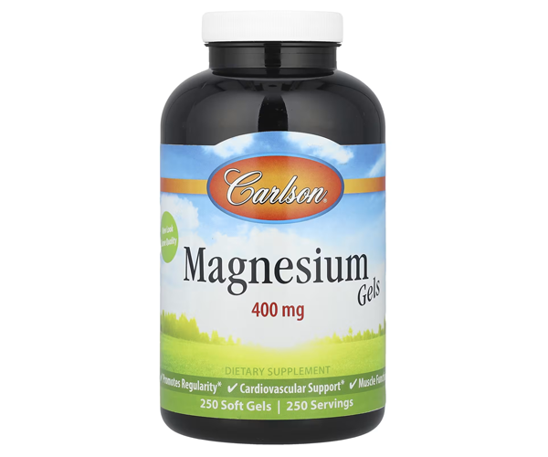 Магній оксид Carlson Labs (Liquid Magnesium) 400 мг 250 капсул