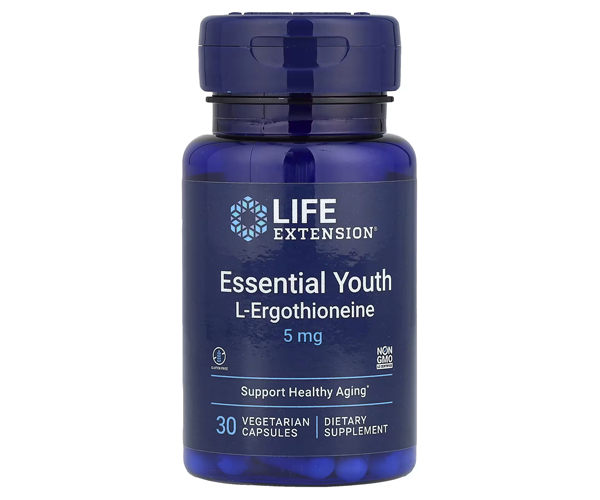 L-ерготіонеїн Life Extension  (Essential Youth L-Ergothioneine) 5 мг 30 капсул