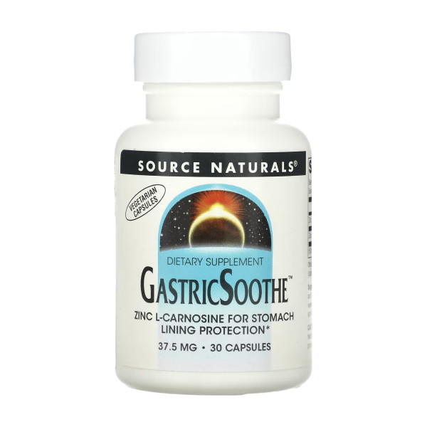 Комплекс для слизистой оболочки желудка Source Naturals (GastricSoothe) 30 капсул