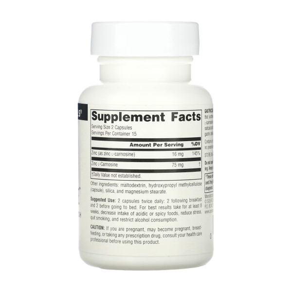 Комплекс для слизистой оболочки желудка Source Naturals (GastricSoothe) 30 капсул