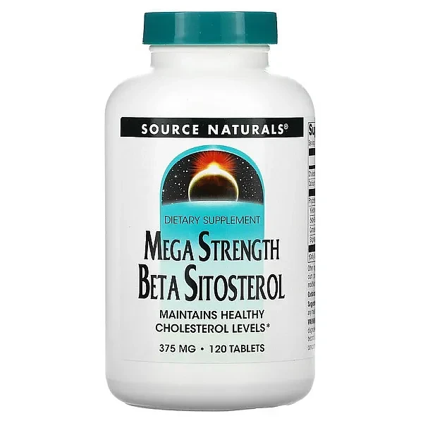 Бета ситостерол комплекс Source Naturals (Beta-Sitosterol) 375 мг 120 таблеток