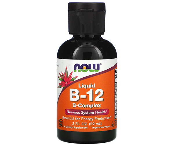 Рідкий комплекс B-12 NOW Foods  (Liquid B-12, B-Complex) 