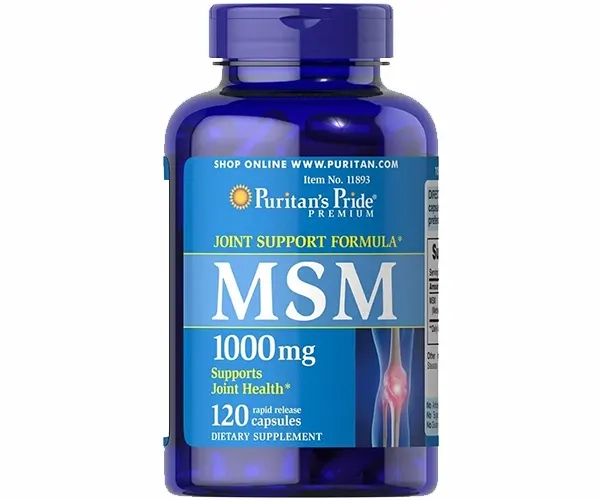 Метилсульфонілметан Puritan's Pride (Methylsulfonylmethane) 1000 мг 120 капсул