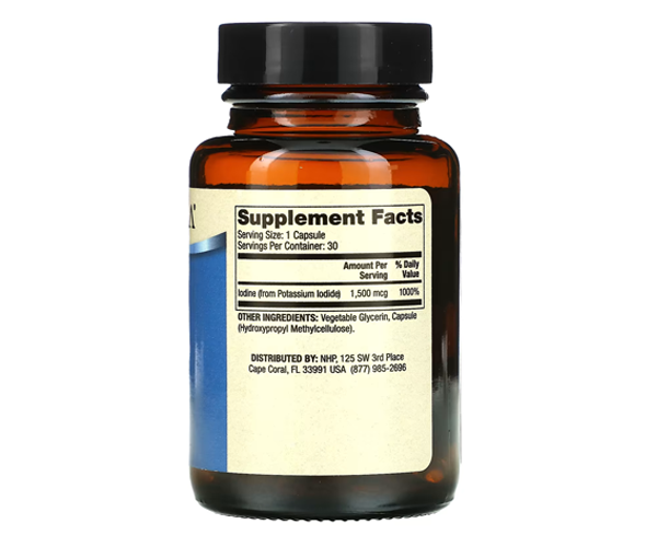 Йодид калію Dr. Mercola (Iodine) 1.5 мг 30 капсул