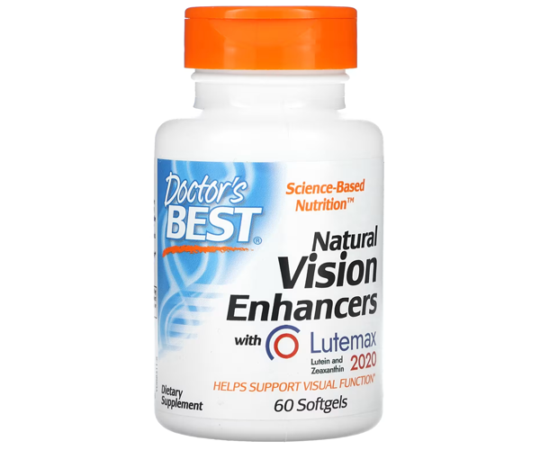Комплекс для зрения с лютеином Doctor's Best (Natural Vision Enhancers) 60 капсул