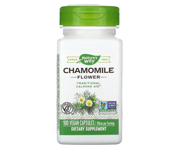 Цветки ромашки Nature's Way (Chamomile) 100 капсул
