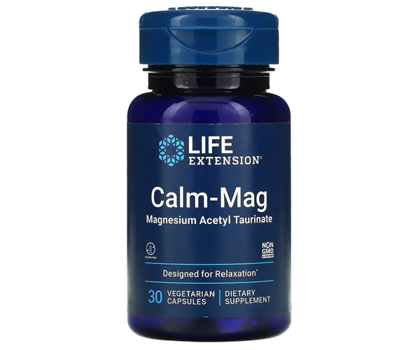 Магній ацетил-тауринат Life Extension (Calm-Mag) 45 мг 30 капсул