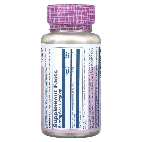 Джимнема Solaray, Vital Extracts 385 мг 60 капсул
