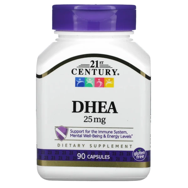 ДГЭА 21st Century (DHEA) 25 мг 90 капсул