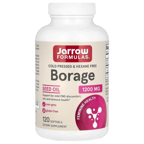 Олія огірочника Jarrow Formulas  (Borage) 1200 мг 120 капсул