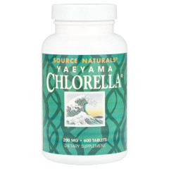 Водоросли хлорелла Source Naturals (Chlorella) 600 таблеток