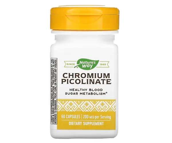 Пиколинат хрома Nature's Way (Chromium Picolinate) 200 мкг 