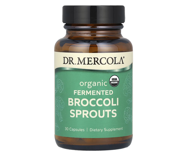 Ферментовані паростки брокколі Dr. Mercola (Fermented Broccoli Sprouts) 30 капсул