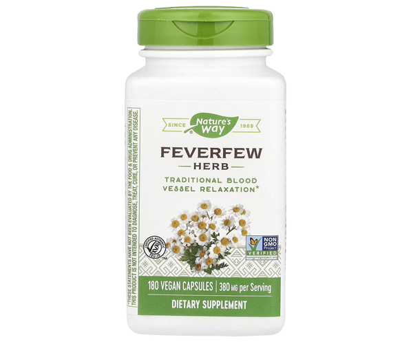 Піретрум дівочий Nature's Way  (Feverfew Herb) 380 мг 