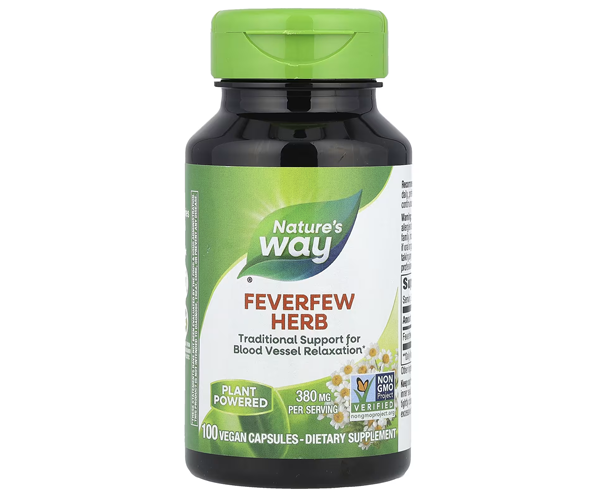 Піретрум дівочий Nature's Way  (Feverfew Herb) 380 мг 