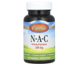 Ацетилцистеин Carlson Labs (N-Acetil Cysteine) 500 мг 60 капcул